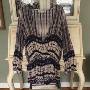 Purple/blue/off white jumper